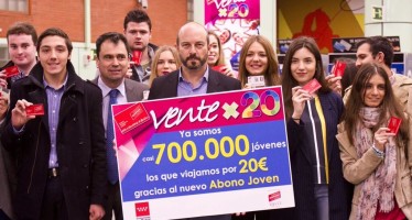 La rebaja en el abono joven por 20 Euros hasta los 26 años beneficia ya a 13.397 jóvenes de Leganés.