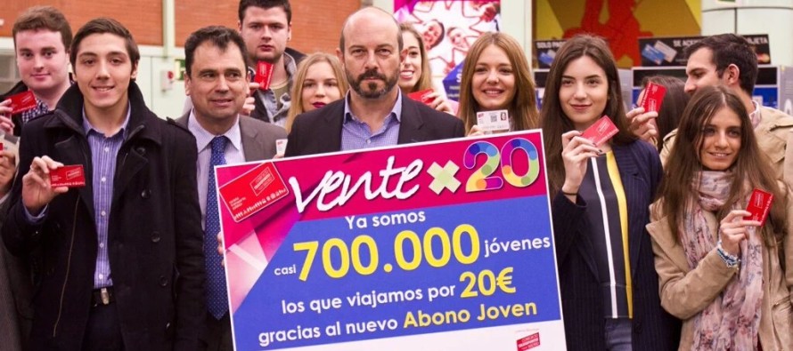 La rebaja en el abono joven por 20 Euros hasta los 26 años beneficia ya a 13.397 jóvenes de Leganés.