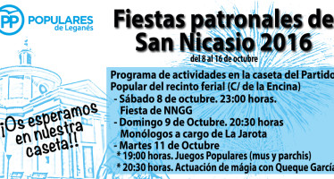 El Partido Popular presenta sus actividades para las fiestas de San Nicasio