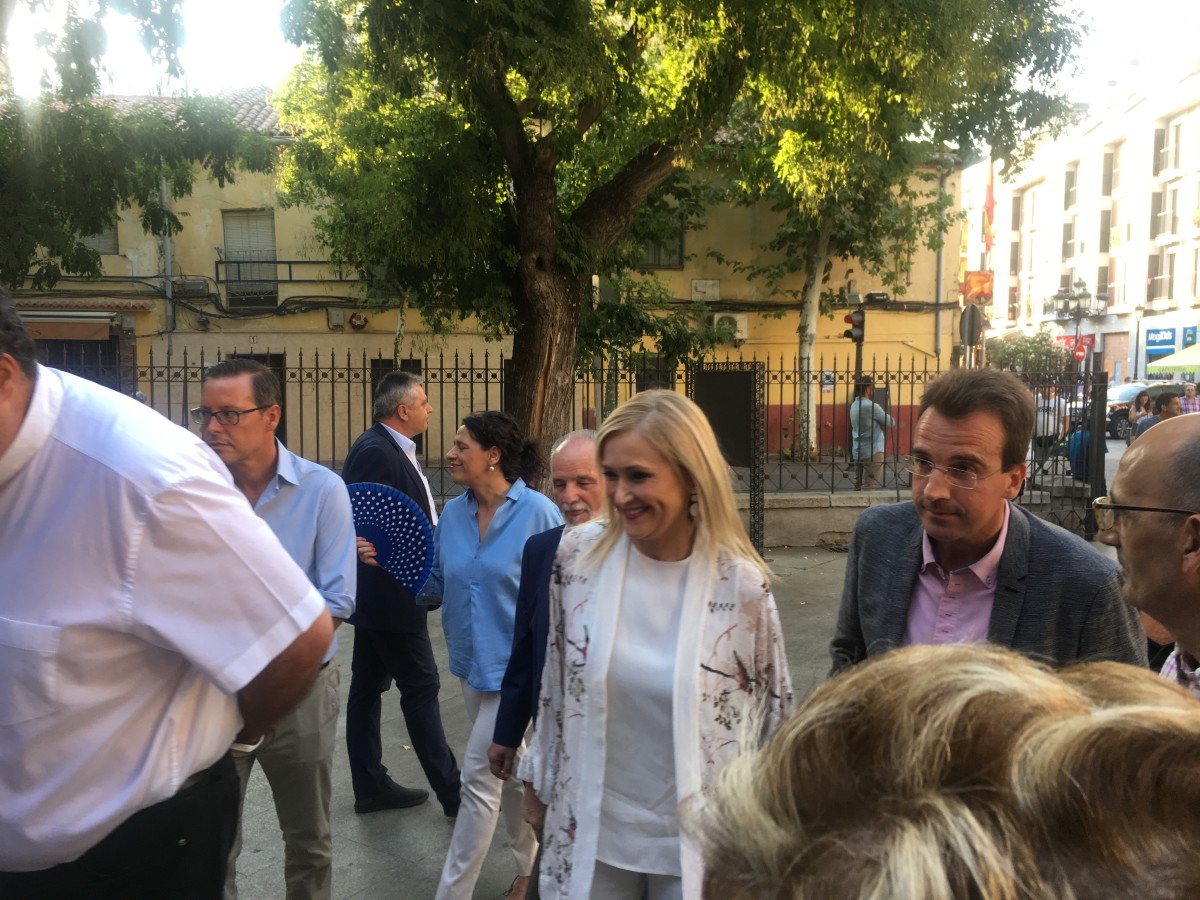 Visita de Cristina Cifuentes a las fiestas patronales de Leganés