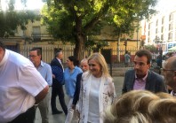 Visita de Cristina Cifuentes a las fiestas patronales de Leganés