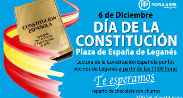 El Partido Popular celebra el día de la Constitución con todos los vecinos