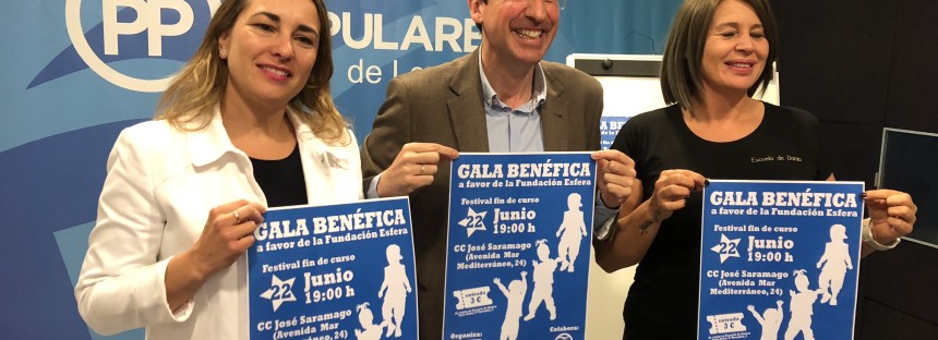 Gala benéfica  a favor de la  Fundación Esfera con la colaboración del Partido Popular de Leganes