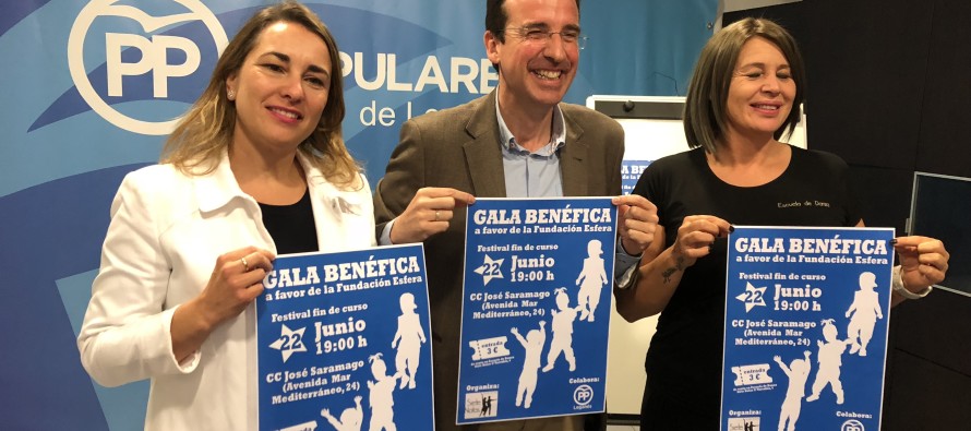 Gala benéfica  a favor de la  Fundación Esfera con la colaboración del Partido Popular de Leganes