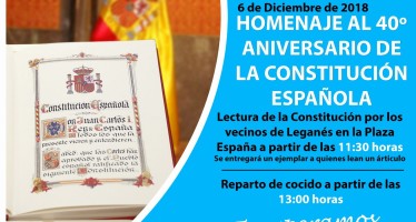 El Partido Popular celebra públicamente y con orgullo el cuarenta aniversario de la Constitución Española