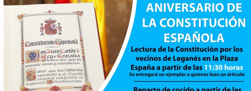 El Partido Popular celebra públicamente y con orgullo el cuarenta aniversario de la Constitución Española