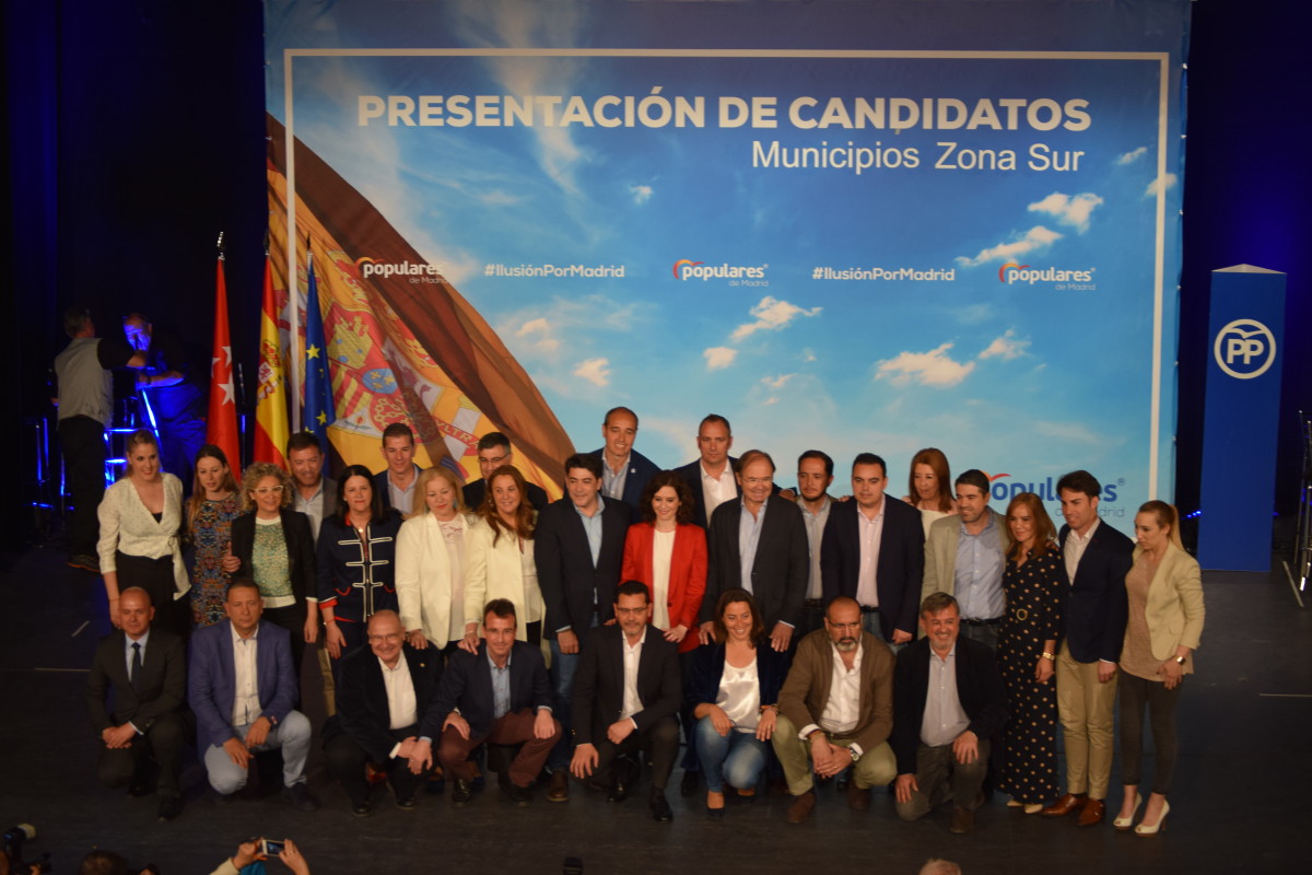 Presentación de candidatos de la zona sur de Madrid