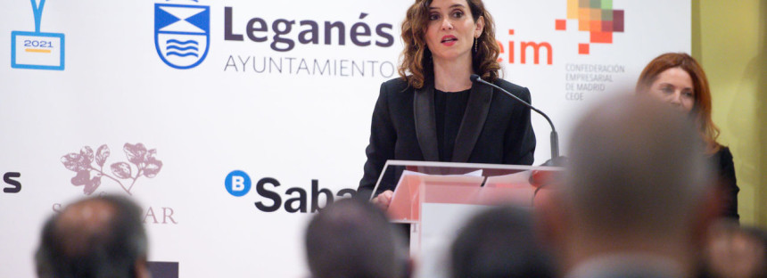 Ayuso destina casi 11 millones de euros a empresas y autónomos de Leganés