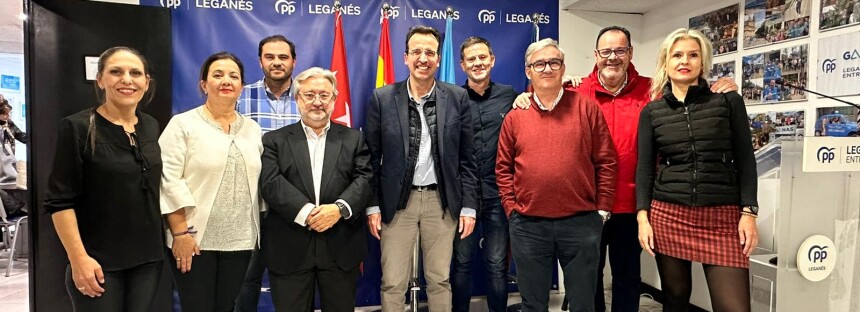 El Partido Popular de Leganés nombra su nueva dirección tras la reciente reelección de Miguel Ángel Recuenco como presidente